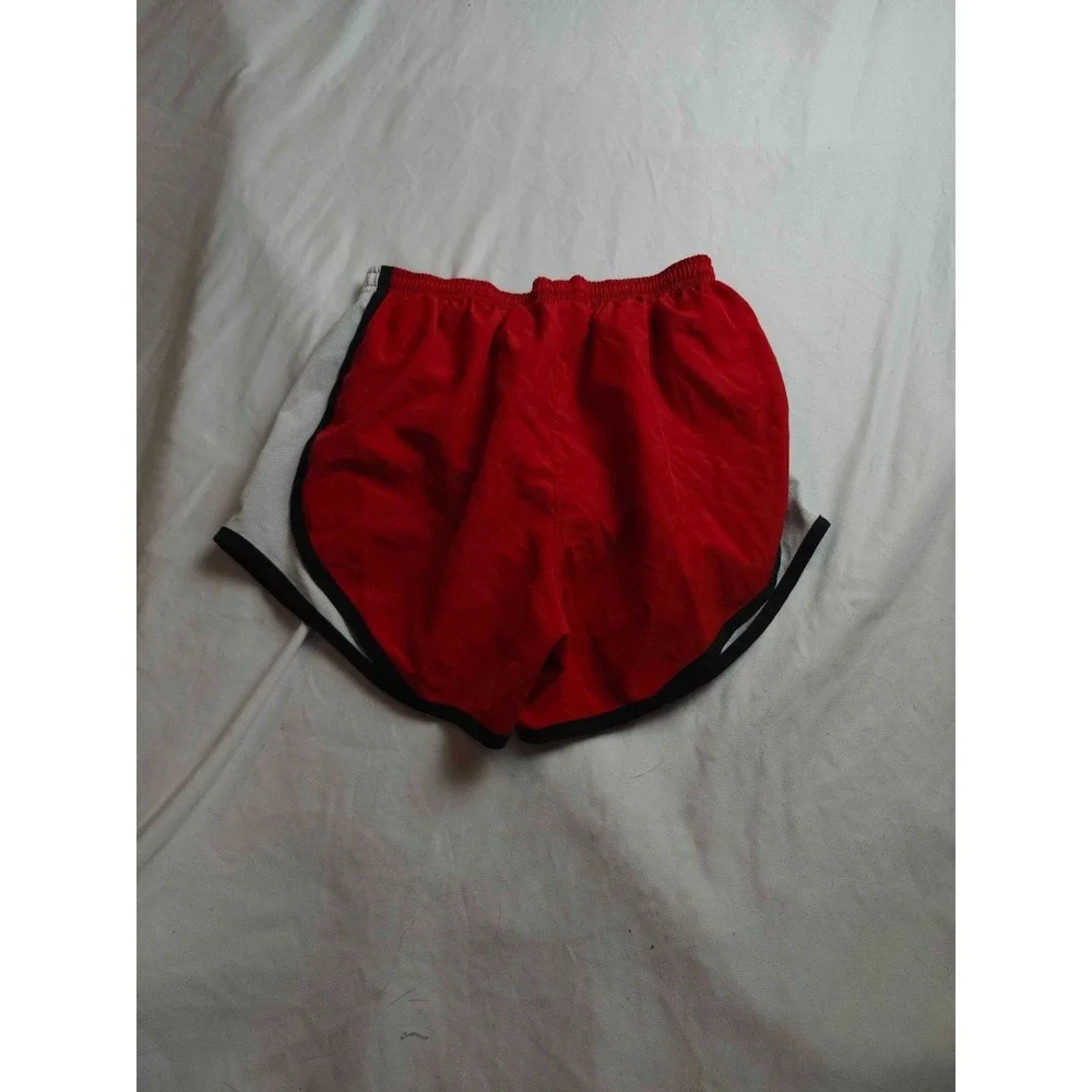 Nike Athletic Shorts Womens Size XS Red White Dri‎ Fit Running Training Outdoor